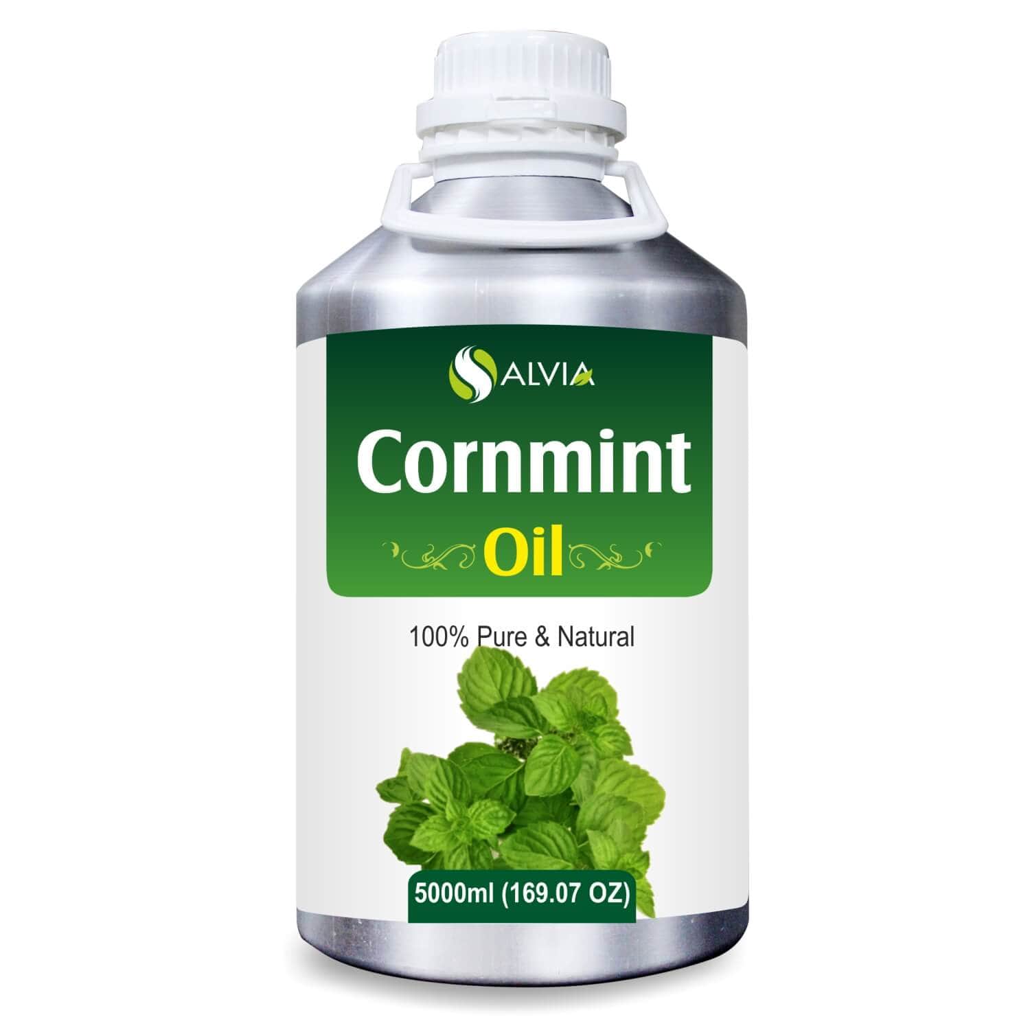 Salvia Natural Essential Oils 5000ml Cornmint Oil (Mentha arvensis) 100% Natural Pure Essential Oil Salvia Natural Essential Oils 5000ml Cornmint Oil (Mentha arvensis) 100% Natural Pure Essential Oil